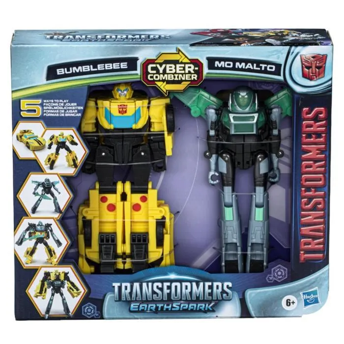 Hasbro Transformers Earthspark Cyber-Combiner Terran Y Mo F8439 5