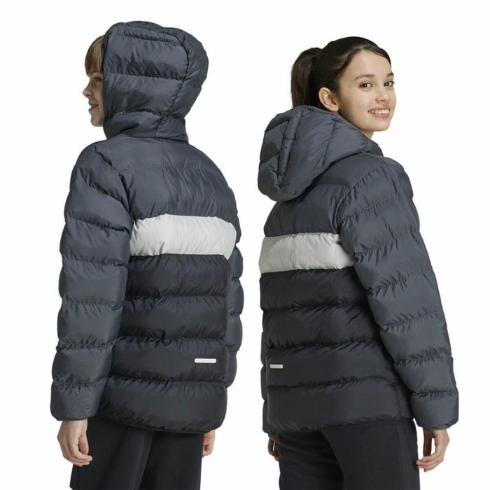 Chaqueta Deportiva para Niños Adidas Cazadora Synthetic Down Infantil Negro Gris 4