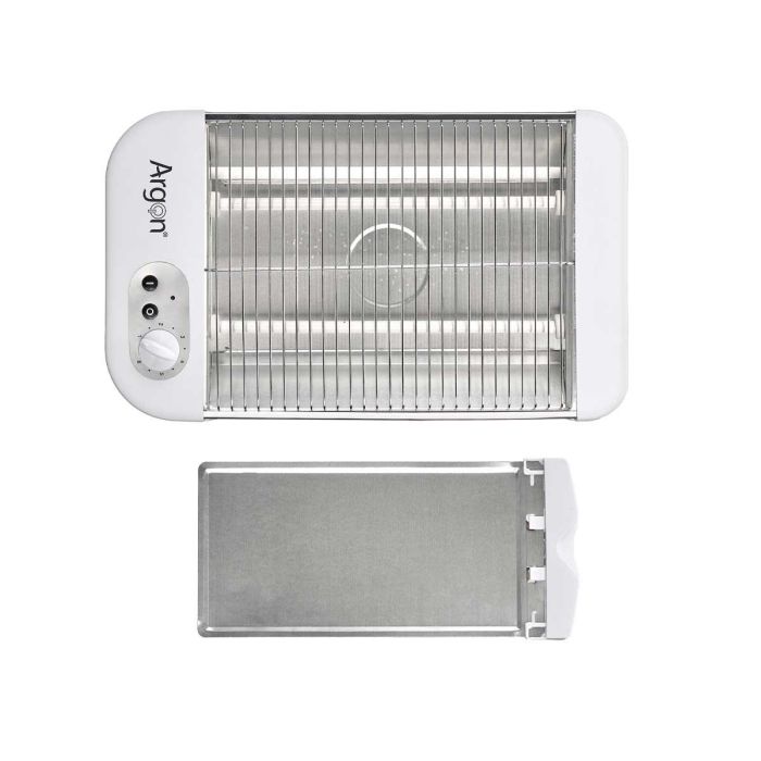 Tostador Plano Blanco 600W Argon 35x6.5x21.5 cm (6 Unidades) 3 Tostador Plano Blanco 600W Argon 35x6.5x21.5 cm (6 Unidades) 3