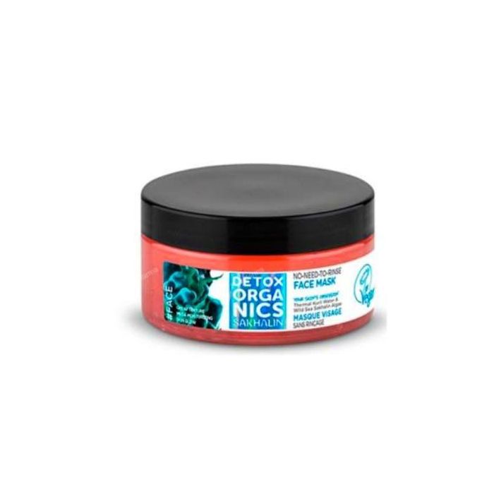 NATURA SIBERICA Mascarilla Facial Detox sin Aclarado 100ml Vegan con Agua Termal y Algas Marinas para Piel Fresca y Radiante