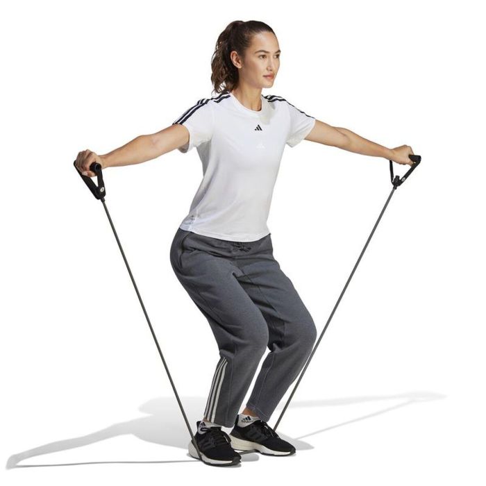 Camiseta de Manga Corta Mujer Adidas IC5040 Blanco (S) 3