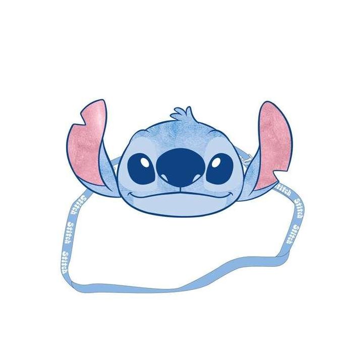 Cerdá Bolso de Peluche Disney Stitch Azul 17x14x4 cm, para +3 años Cerdá Bolso de Peluche Disney Stitch Azul 17x14x4 cm, para +3 años
