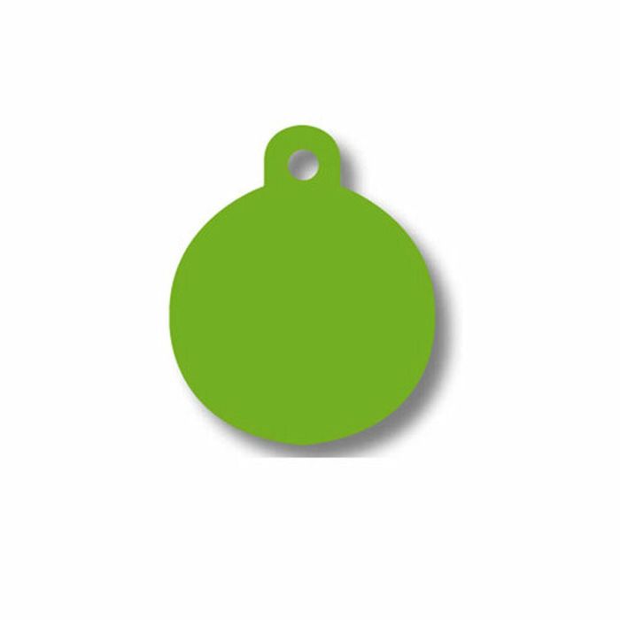 Placa identificativa para collar Imarc Circle Verde 1