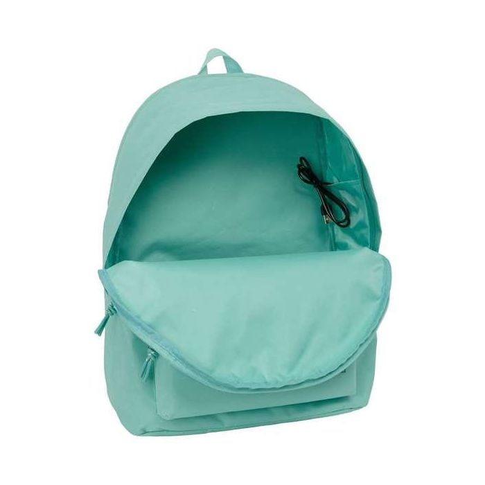 Safta Mochila Doble Portátil 15,6" USB F.C.Barcelona Chica Musgo 31x44x18 cm 3