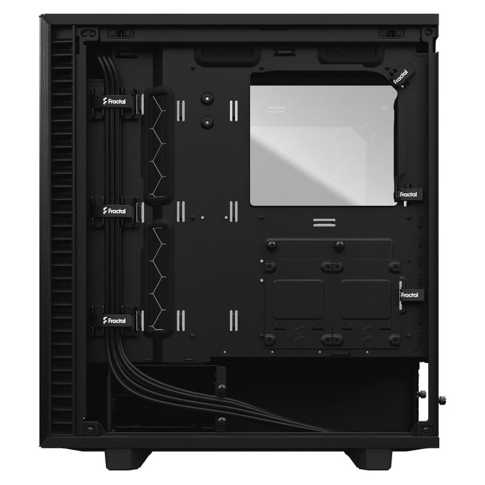 Fractal Design Define 7 Compact Black Midi Tower para PC ATX, Micro-ATX, Micro-ITX, Aluminio y Acero, Hogar/Oficina