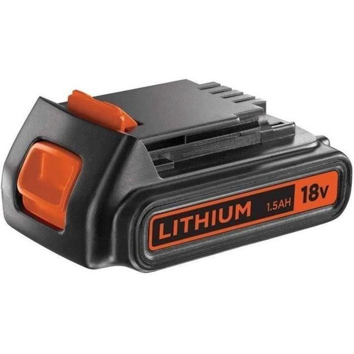 Batería 18V 1.5AH Negro+Decker - BL1518 -XJ Batería 18V 1.5AH Negro+Decker - BL1518 -XJ