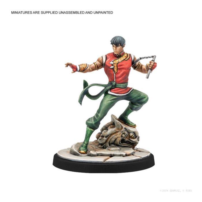 Marvel Crisis Protocol CP69 Juego de Mesa Shang-Chi y Marta Plateada 1