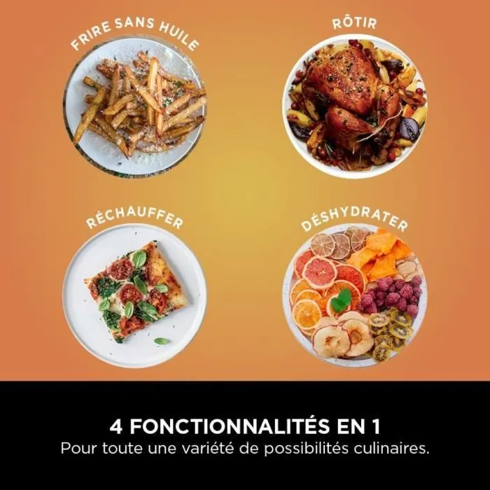 Ninja AF140EU PRO Freidora de Aire Caliente 4.7L Negro 5