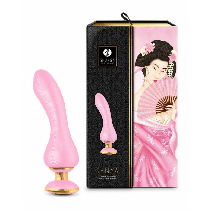 Vibrador Punto G Shunga Sanya Rosa claro 3