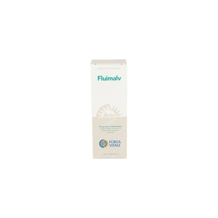 FORZA VITALE Fluimalv Malva Composta Jarabe 100ml para Vías Respiratorias con Miel y Plantas Balsámicas