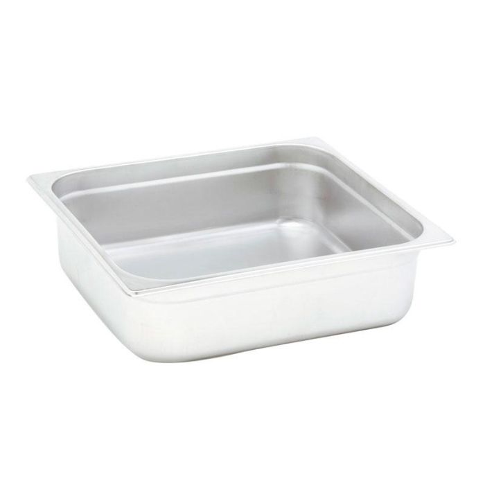 DBMARK - GNP12150 - Cubeta GN 1/2 de acero inoxidable. Tamaño 32,5 x 26,5 cm. Profundidad 15 cm. Capacidad 9,4 L - Venta 1 unidad