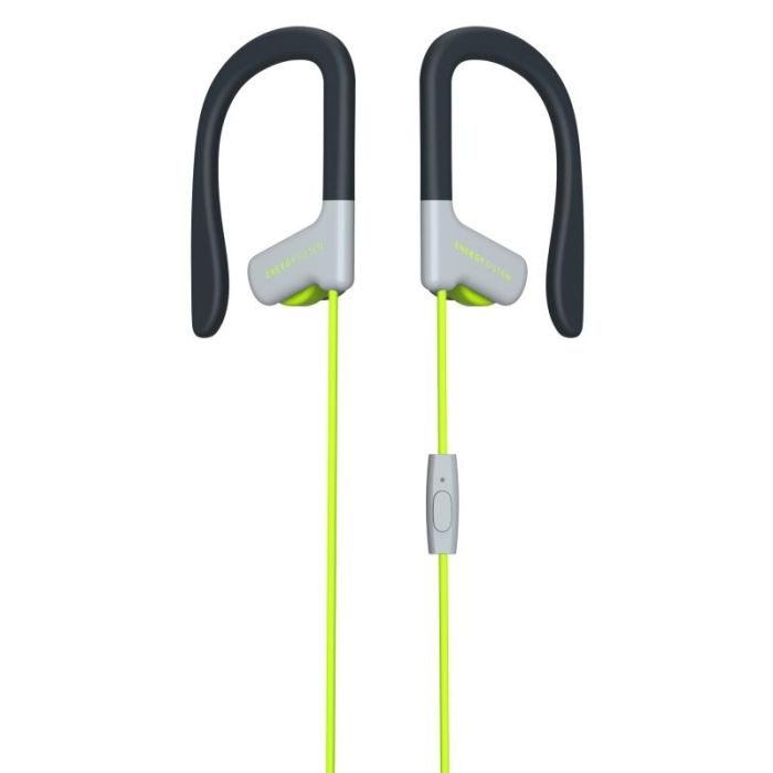 Energy Sistem Auriculares Deportivos Sport 1 - Resistencia al Sudor y Salpicaduras, Micrófono Integrado, Diseño Secure-Fit, Almohadillas Intercambiables 1