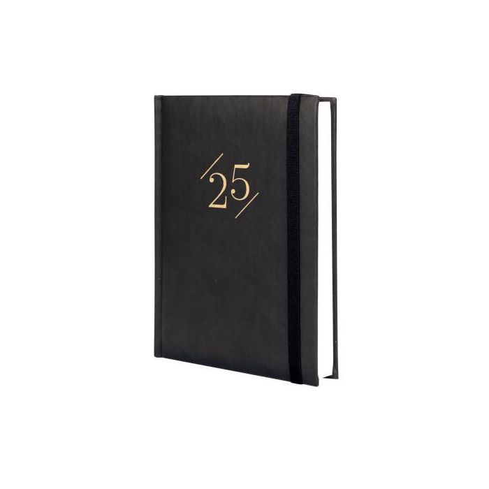 Agenda 2025 Dynamic London Y10 140X204Mm Dia Pagina Negro Finocam 625320225