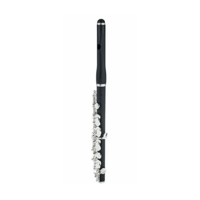 Pearl Flute Flautín Piccolo Pearl Quantz Pfp105E Cabeza y cuerpo de grenaditte, mecanismo de Mi, funda, estuche, kit limpieza 1