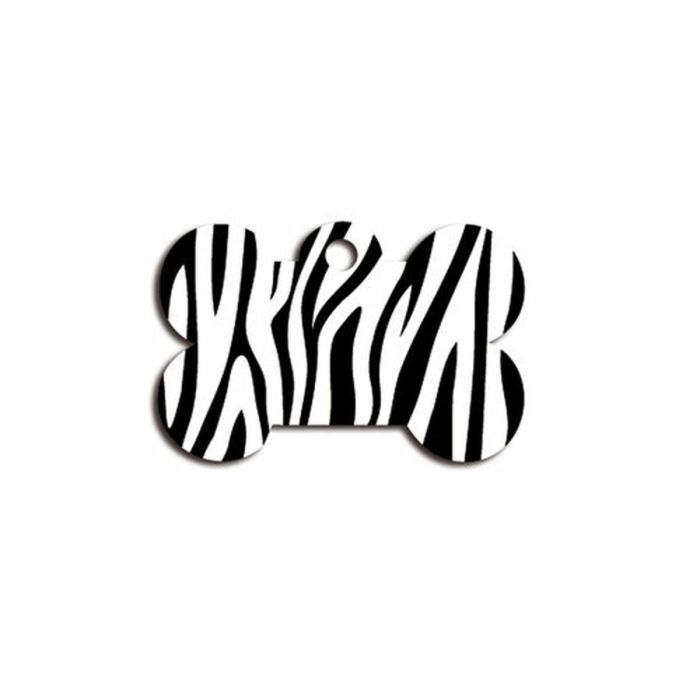 Placa identificativa para collar Imarc Bone Negro 1