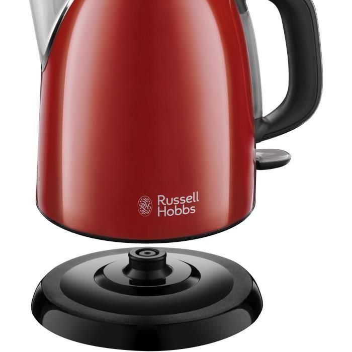 Russell Hobbs Hervidor Mini Colours Plus+ Rojo 1L, Ahorro Energético, Ref. 24992-70 3 Russell Hobbs Hervidor Mini Colours Plus+ Rojo 1L, Ahorro Energético, Ref. 24992-70 3