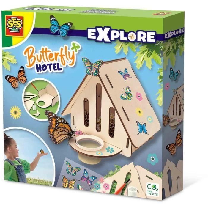 Ses Creative SES8710341252045 Hotel de Mariposas - Juguete Educativo Completo para Construir y Decorar - Fomenta Creatividad Infantil Ses Creative SES8710341252045 Hotel de Mariposas - Juguete Educativo Completo para Construir y Decorar - Fomenta Creatividad Infantil