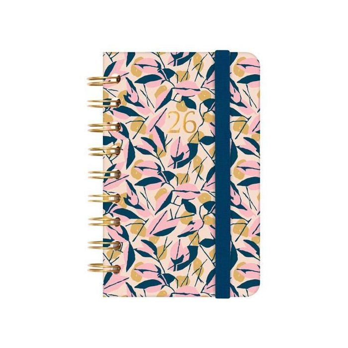 Finocam E3-79x127 mm Svh Agenda Espiral You Tapa Dura Antirrayaduras 2026 Con Goma y Adhesivos