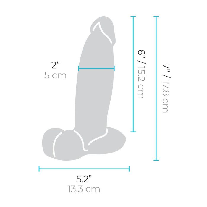 Consolador Realista B-Vibe Silicona Ø 4,5 cm (15,2 cm) 3 Consolador Realista B-Vibe Silicona Ø 4,5 cm (15,2 cm) 3