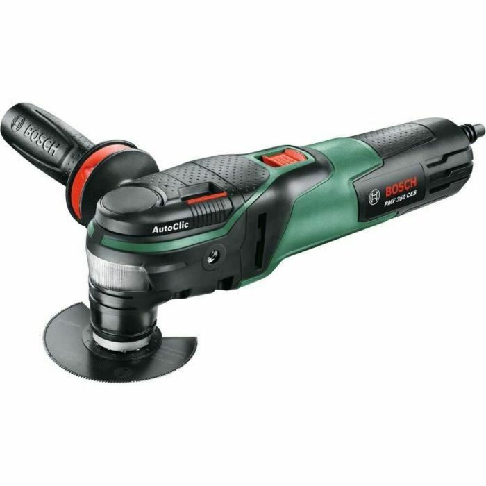Bosch PMF 350 CES Multiherramienta 350 W Starlock/Starlockplus, AutoClic, Luz 180º. Corta, lija y sierra madera, metal. Bosch PMF 350 CES Multiherramienta 350 W Starlock/Starlockplus, AutoClic, Luz 180º. Corta, lija y sierra madera, metal.