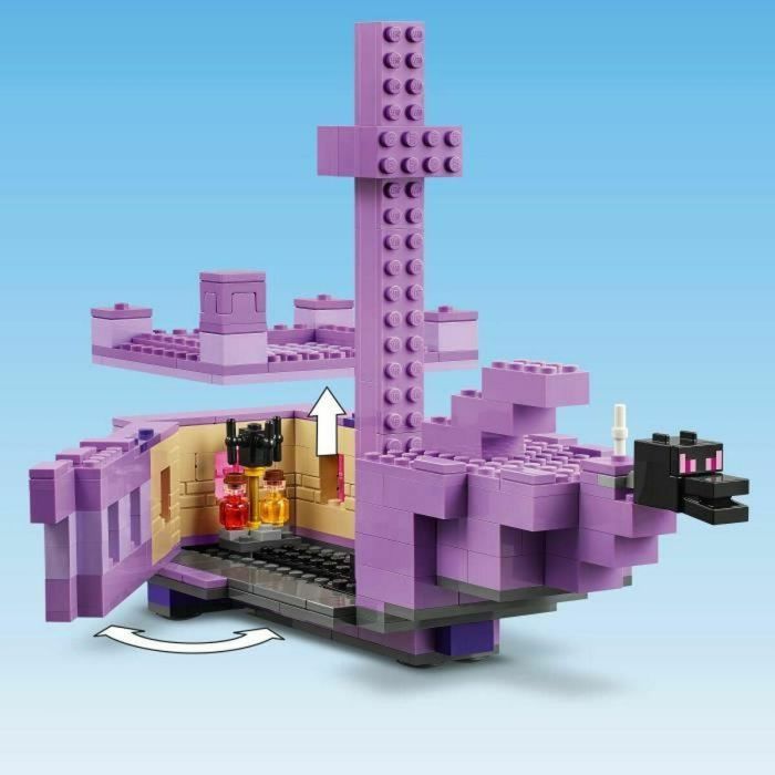 LEGO Minecraft 21264 El Dragón y el Barco de Ender - Set inspirado en videojuegos 3