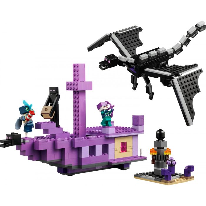 LEGO 21264 Minecraft El Dragón y el Barco de Ender - Set de Construcción inspirado en Videojuegos 1 LEGO 21264 Minecraft El Dragón y el Barco de Ender - Set de Construcción inspirado en Videojuegos 1