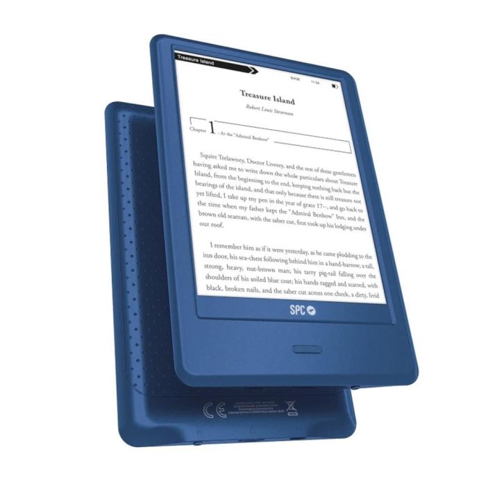 SPC 5615A Libro Electrónico Dickens Light 2 Pro 6 pulgadas E Ink Carta Táctil con Luz Regulable 8GB Azul