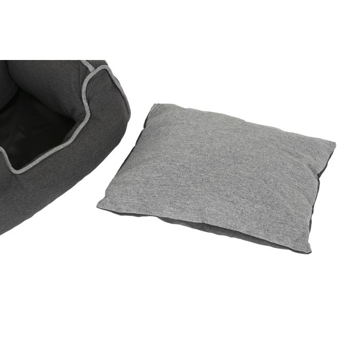 DKD Home Decor Cama Mascota de Poliéster Set 3 Piezas Colores Azul, Marrón y Gris. Medidas 61x72x34 cm (L x An x Al) 2 DKD Home Decor Cama Mascota de Poliéster Set 3 Piezas Colores Azul, Marrón y Gris. Medidas 61x72x34 cm (L x An x Al) 2