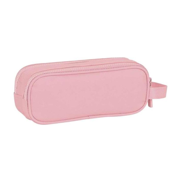 Safta Portatodo Doble Basic Rosa 21x8x6cm 4 Safta Portatodo Doble Basic Rosa 21x8x6cm 4