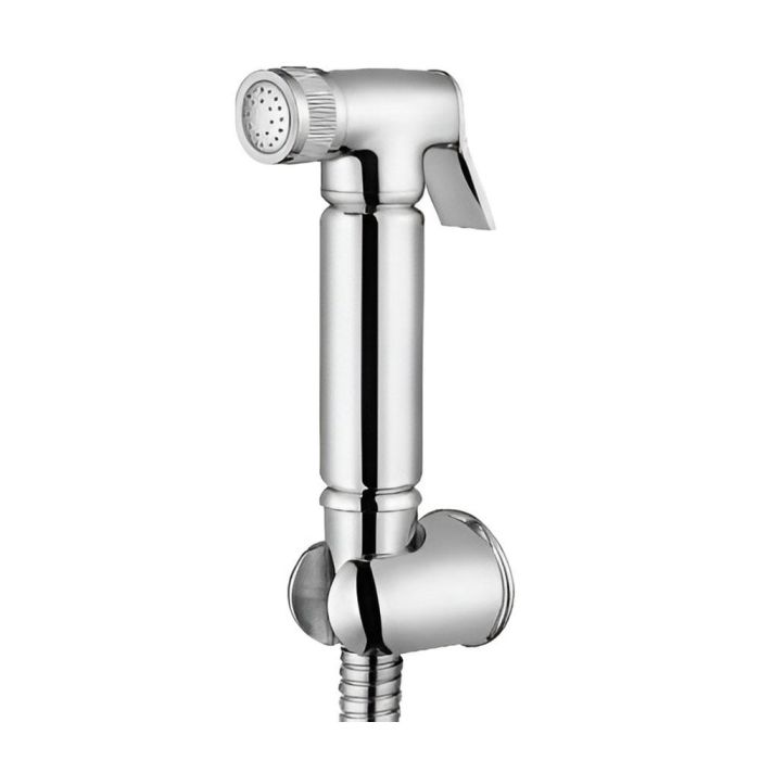 Verhal Conjunto Sanitario Latón Acero Inoxidable Flexo 1,2M Soporte Zinc Acabado Inox