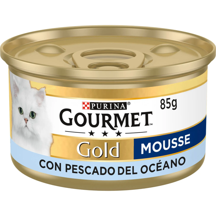 Purina Gourmet Gold Single Mousse Pescado Oceano 24x85 gr