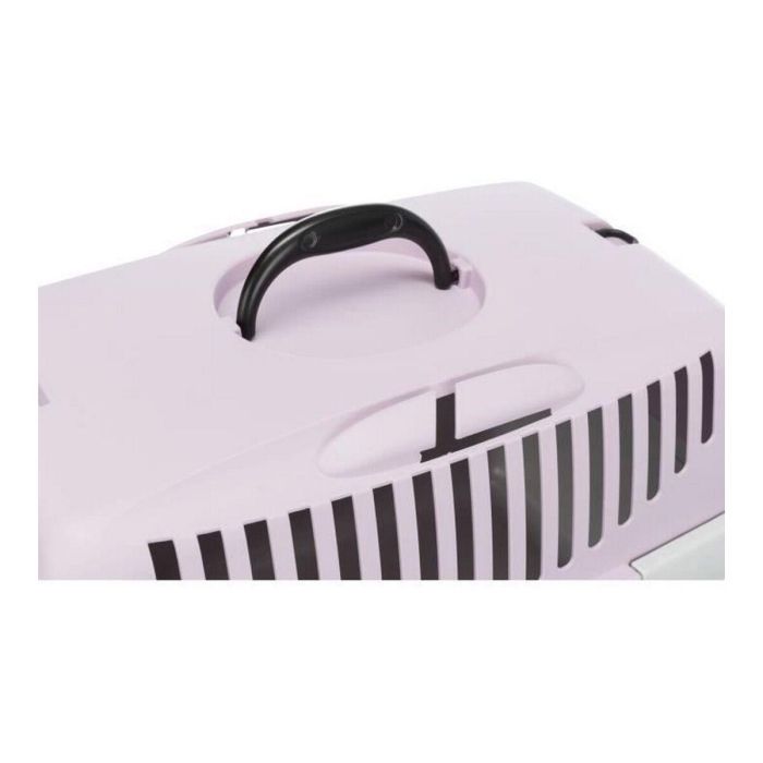 Trixie Caja de transporte Capri 1 para perros, talla XS, 32 x 31 x 48 cm, gris claro y malva 1