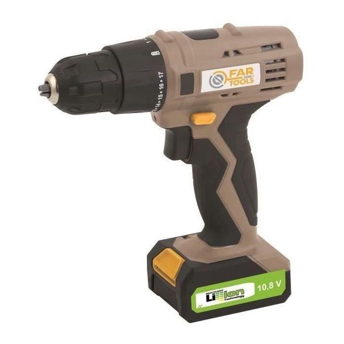 FARTOOLS Taladro Inalámbrico LI 108 10.8V Li-ion para atornillar y desenroscar con LED
