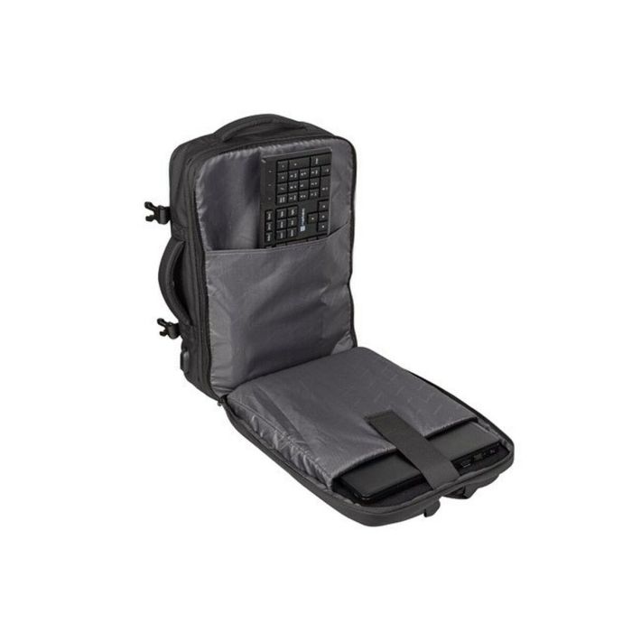 NATEC NTO-2116 Mochila de excursión Negra, fabricada en Poliéster, con 10 bolsillos y 44 cm de alto 14 NATEC NTO-2116 Mochila de excursión Negra, fabricada en Poliéster, con 10 bolsillos y 44 cm de alto 14