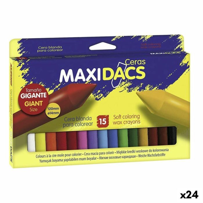 Ceras de colores Alpino Maxidacs Multicolor (24 Unidades) 0 Ceras de colores Alpino Maxidacs Multicolor (24 Unidades) 0