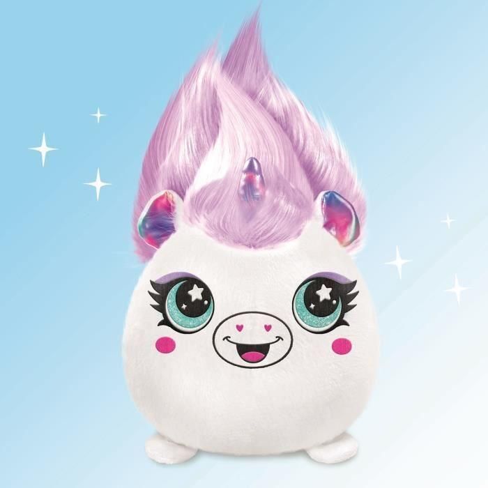Canal Toys - Peluche Airbrush - Peluche Squishy Hair'iffic para peinar y decorar con spray electrónico, rotuladores, -AIR 040- aleatorio 1 Canal Toys - Peluche Airbrush - Peluche Squishy Hair'iffic para peinar y decorar con spray electrónico, rotuladores, -AIR 040- aleatorio 1