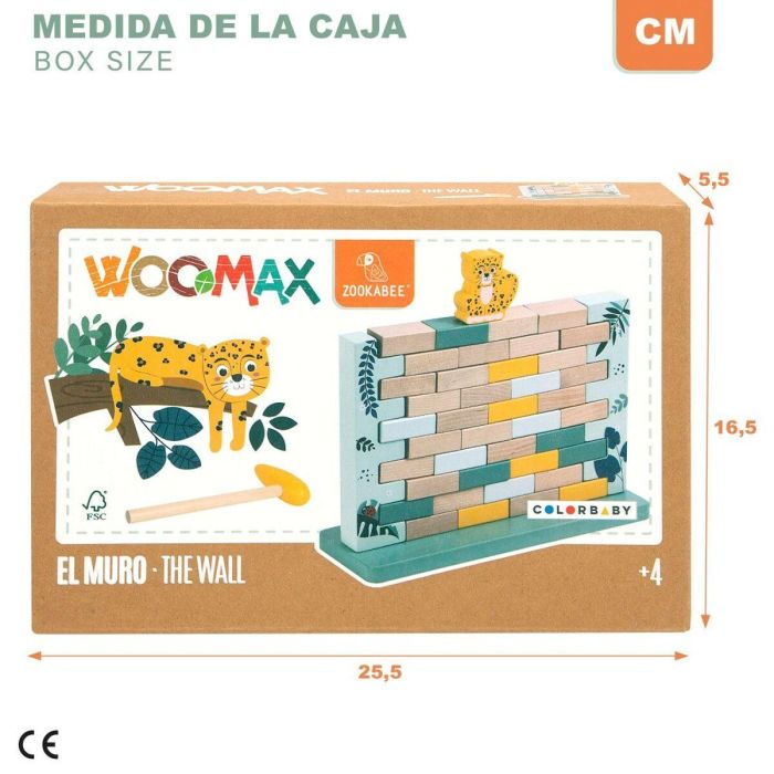 Juego de Construcción Woomax Animales 44 Piezas (6 Unidades) 1 Juego de Construcción Woomax Animales 44 Piezas (6 Unidades) 1