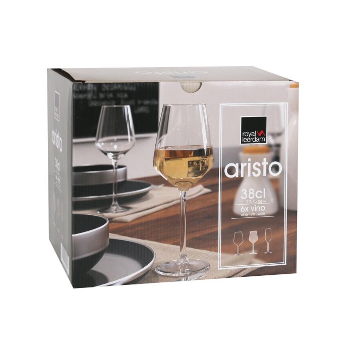 Royal Leerdam Set 6 Copas Vino 38 cl "Aristo" 5