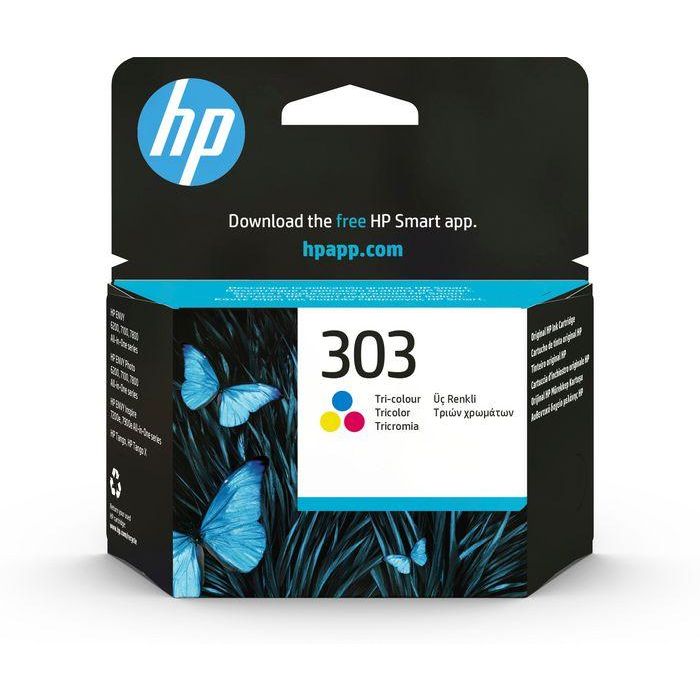 HP 303 Tri-color Original Ink Cartridge HP 303 Tri-color Original Ink Cartridge