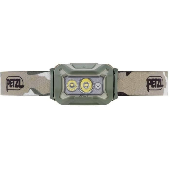 Linterna frontal estanca - PETZL - ARIA 2 - 450 lúmenes - 3 pilas AAA/LR03 incluidas - Camo 1