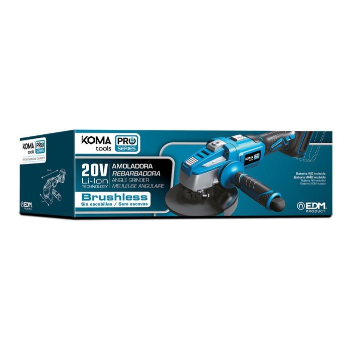 Koma Tools 20v-amb Amoladora Brushless 20V Ø125mm 8500 rpm Pro Series Sin Batería ni Cargador 3