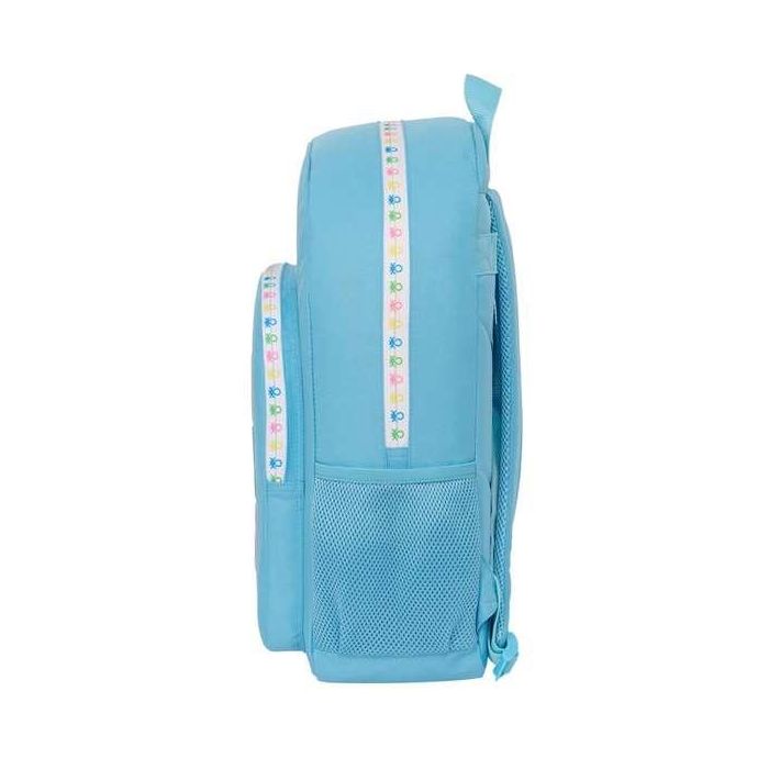 Mochila Escolar Benetton Spring Celeste 30 x 46 x 14 cm 1 Mochila Escolar Benetton Spring Celeste 30 x 46 x 14 cm 1
