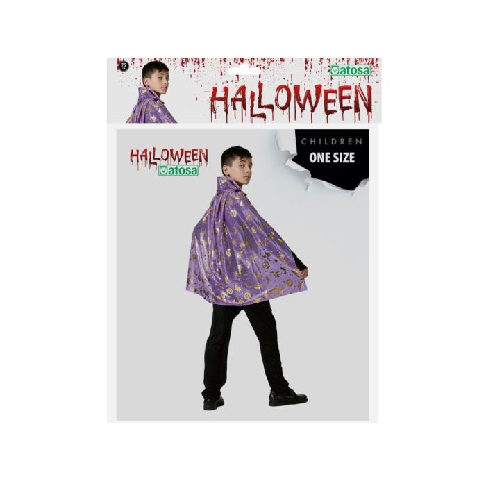 Capa Halloween Púrpura 75 cm Largo 1