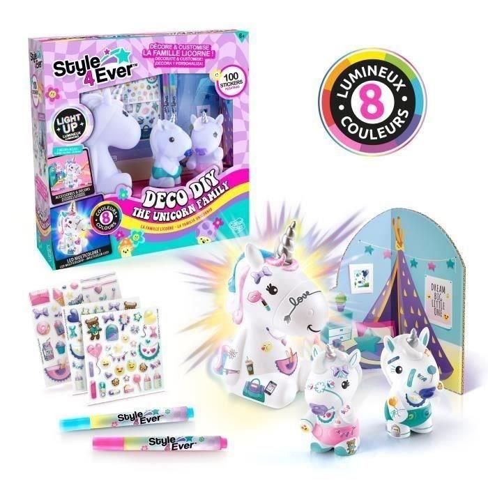 Canal Toys OFG 287 - Figuras de la Familia Unicornio, Mamá Luminosa y Dos Bebés para Decorar 0 Canal Toys OFG 287 - Figuras de la Familia Unicornio, Mamá Luminosa y Dos Bebés para Decorar 0
