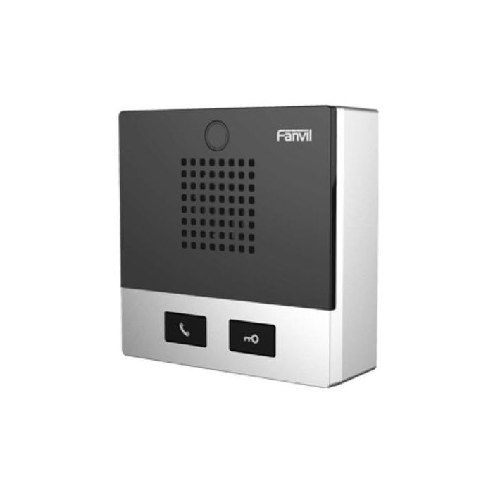Fanvil i10D Intercomunicador de Audio IP Alámbrico en Negro y Acero Inoxidable -20 a 50 °C