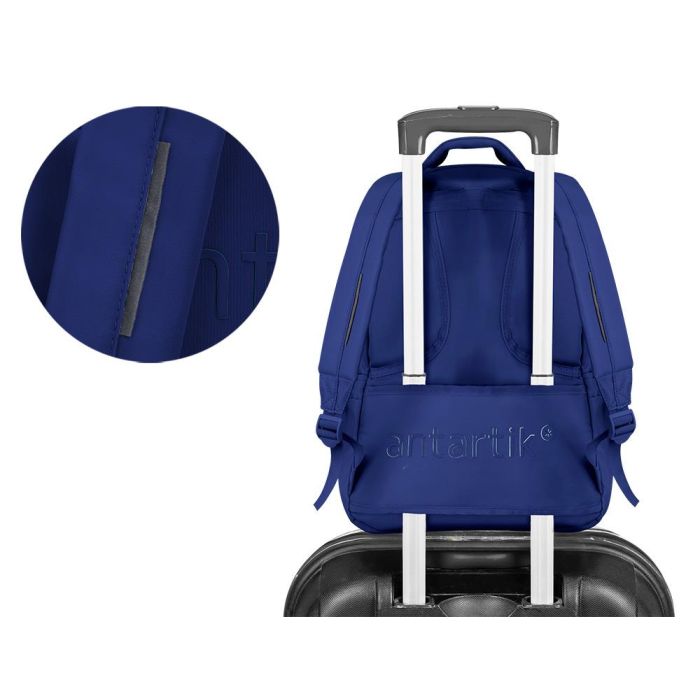 Mochila Antartik Multibolsillo 19 L Compartimento Para Portatil Y Tablet Color Azul Marino 450 X 160 X 300 mm 3