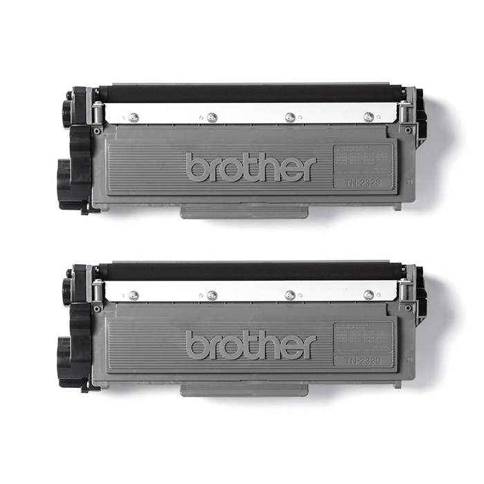 BROTHER pack de 2 cartuchos deToner negro de larga duracion tn2320twin/TN2320TWIN 3