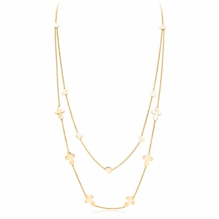 Collar Mujer Amen CROCI CUORI DOPPIA