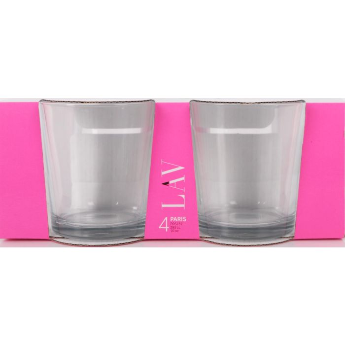 Set de 4 Vasos Paris 295 cc - LAV (12 Cajas) 1 Set de 4 Vasos Paris 295 cc - LAV (12 Cajas) 1