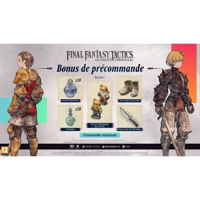 Square Enix FINAL FANTASY TACTICS – Las Crónicas de Ivalice – Juego para Nintendo Switch 1